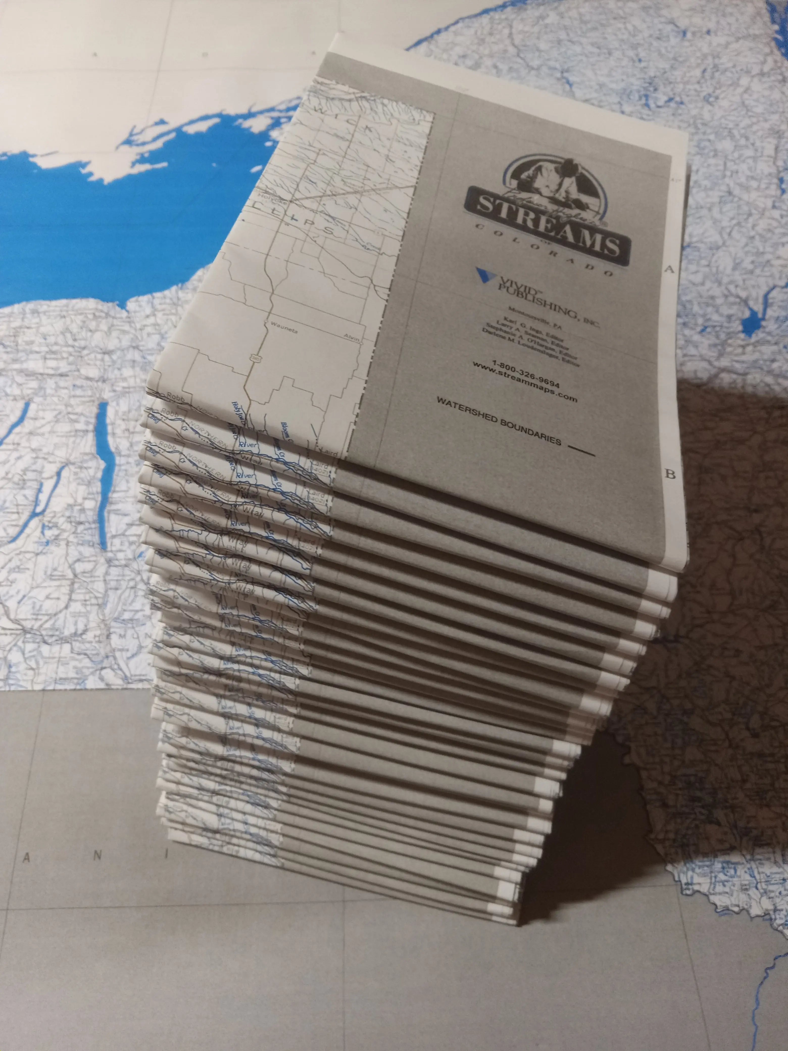 Professor Higbee's® Stream & Lake Maps — Paper Classroom Set (30 Maps)